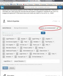 LinkedIn Expertise Edit