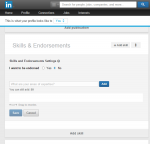 LinkedIn Skills and Endorsements
